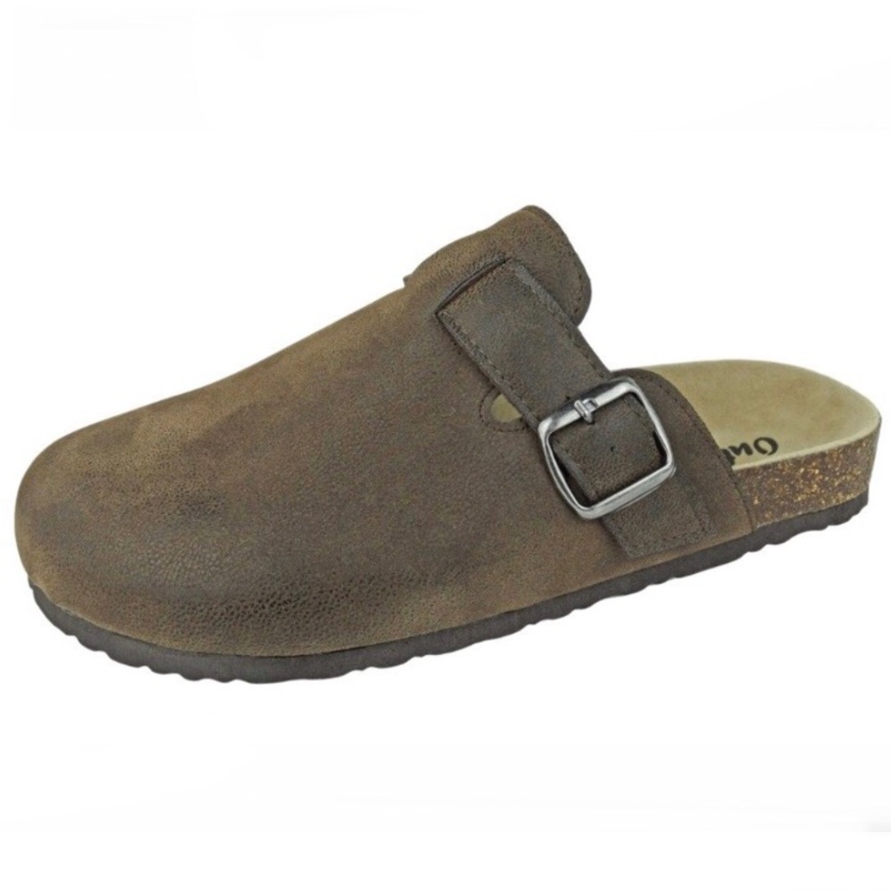 Outwoods Closed Toe Faux Suede Slip On Clogs Sz 10
